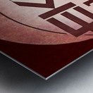 Retro EKU Colonels Basketball Art Metal print