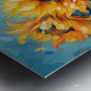 Lilting Lullaby: Vibrant Visions Metal print