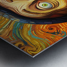 Silent Shriek: Minds Turmoil Metal print