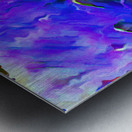 Abstract Long Grass in Amethyst Metal print