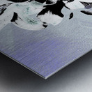 Greys and Blacks Poster Lilies Pop Art Metal print