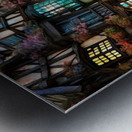 Cobblestone Street  Metal print