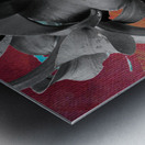  Darkly Inverted Poster Colour Lilies Metal print