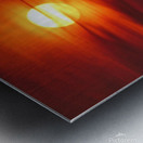 Sunset ~ Gun Lake vertical Metal print