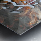 With Hardship Comes Ease Metal print