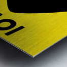 Vintage Iowa Football Art Metal print