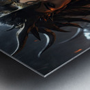 Ultra-Realistic Fantasy Female Warrior Metal print