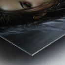 Ultra-Realistic Fantasy Female Warrior Metal print