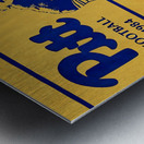 1984 Pitt Panthers Football Art Metal print