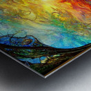 Sunset on the Ocean Blue Metal print