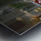 Roses Outside a Parisian Shop Metal print