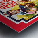 1975 Atlanta Braves Throwback Art Metal print