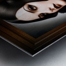 That Tempting Look Beautiful AI Concept Art Portrait by Xzendor7 Impression metal