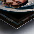 Portrait Of Duchess Taiesha Rynash Alluring AI Concept Art by Xzendor7 Metal print