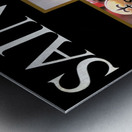 1987 New Orleans Saints Throwback Art Metal print