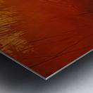 Foggy Glowing Sunrise Metal print