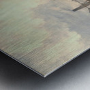 Workers near the factory Metal print