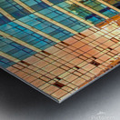 Setting Sun on the Skyscrapers Metal print