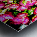 Peonies in an Amsterdam Market Metal print