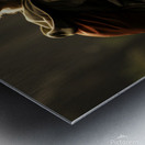 Whimsical Waterside Bunny. Metal print