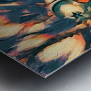 Dallas Cowboys Throwback Abstract Art Metal print