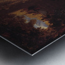 Two girls and a tamburine Metal print