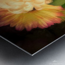 Antique Painting of Flowers Metal print