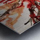 Crimson Firebloom Metal print