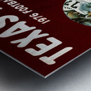 1976 Texas A&M Aggies Football Art Metal print