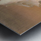 A boat sailling to an iceberg Metal print