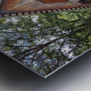 Emerts Cove Covered Bridge in the Great Smoky Mountains Metal print