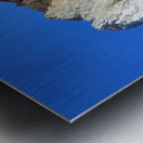 White Beach Santorini Metal print