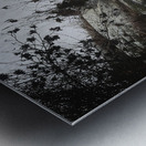 Foggy Point - Lisbon Falls Maine - Maine River Wall Art Metal print