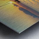 16x24 20150325KW LN Roatan Sailboat Sunset Metal print