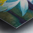 Lily on the water Metal print