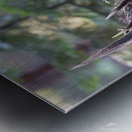 Bull with elk decoration Metal print