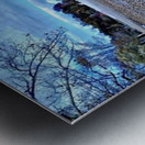 Beach in Fall Metal print