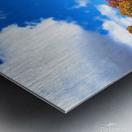 Fall Lake Metal print