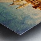 Vintage Landscape with Gondolas Metal print