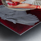 LEDA & THE SWAN Metal print