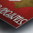 1919 Cal Stanford Big Game Football Program Cover Art Metal print