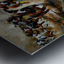 Wild Boar Hunt by T. A. Asbell   Metal print