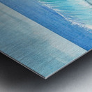 A Wave Breaking on the Beach Metal print