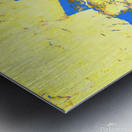 Geography Metal print