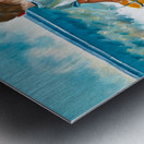 Collecting Seashells Metal print