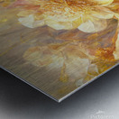 Gentle Flowers in Neutrals Metal print