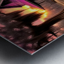 GOLDEN HOUR Metal print