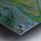 Melting Earth Metal print