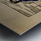 Early 1900s Ole Miss Football Art Metal print