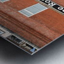 Shadow on a Wall 1 Metal print